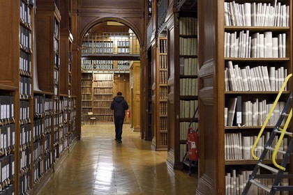 France, Paris (75), les Archives Nationales, Grands dépots, salle de l'Armoire de fer