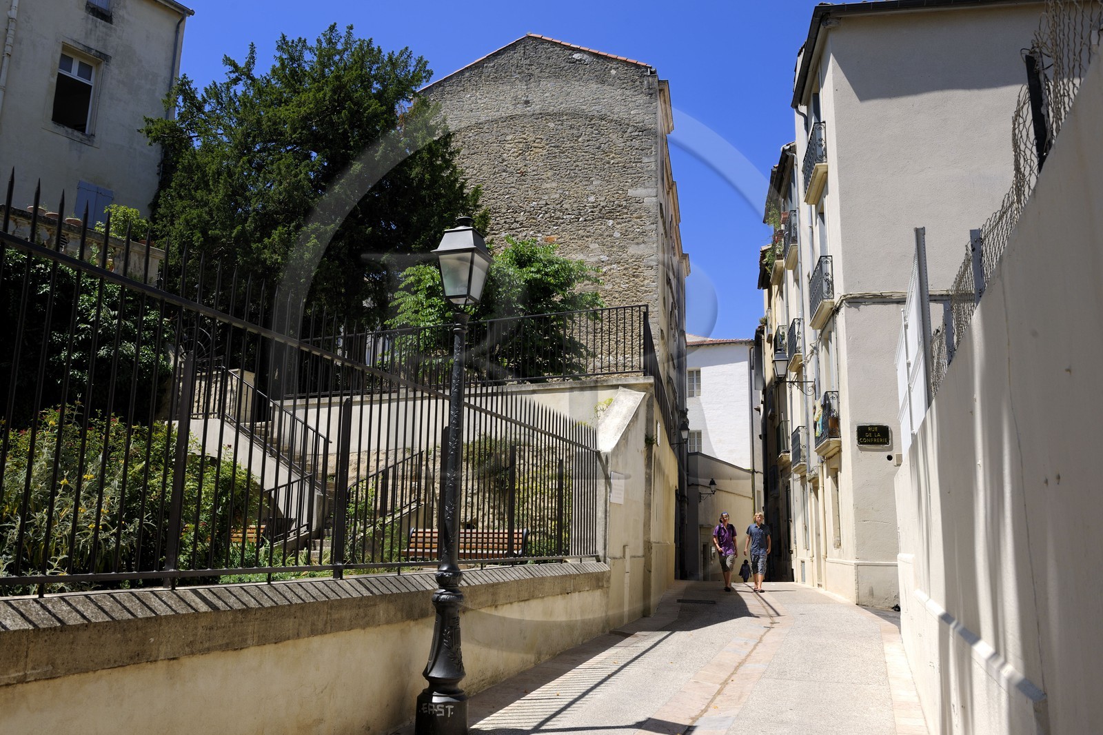 France, Herault, Montpellier, historical center, the Ecusson, rue d'Aigrefeuille