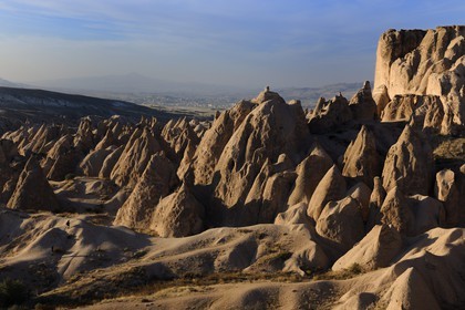 Turkey, Central Anatolia, Nevsehir Province, Cappadocia listed as World Heritage by UNESCO, eroded landscape and fairy chimneys in Devrent Deresi