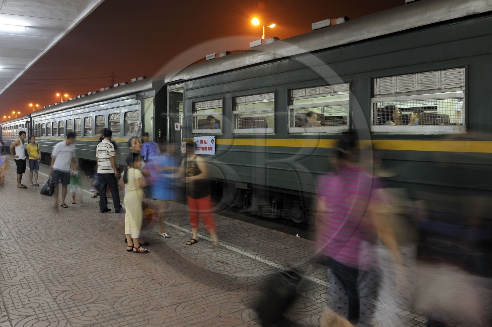Vietnam, Hanoï, gare centrale