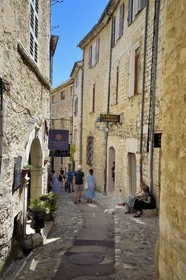 France, Alpes-Maritimes (06), Saint Paul de Vence, la rue Grande