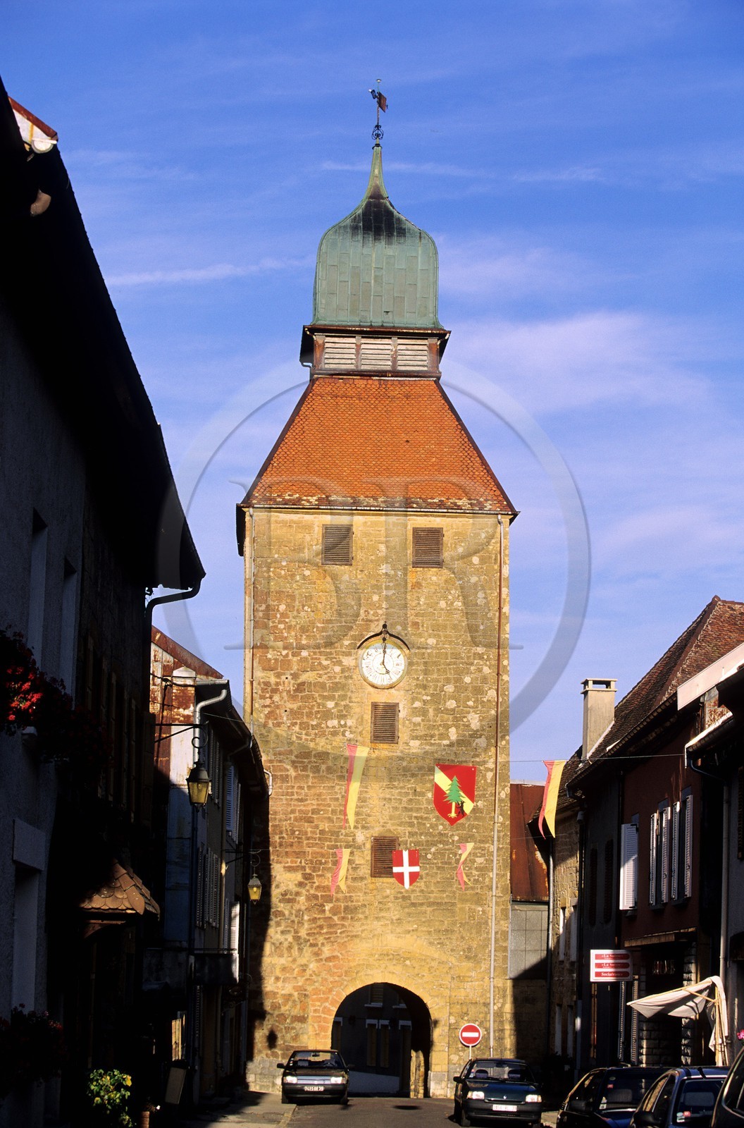 France, Jura (39), le beffroi de Nozeroy