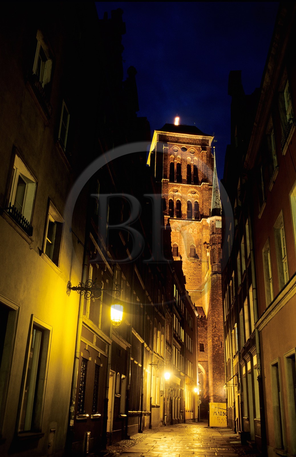 Pologne, Poméranie Orientale, Gdansk, l' église Sainte Marie