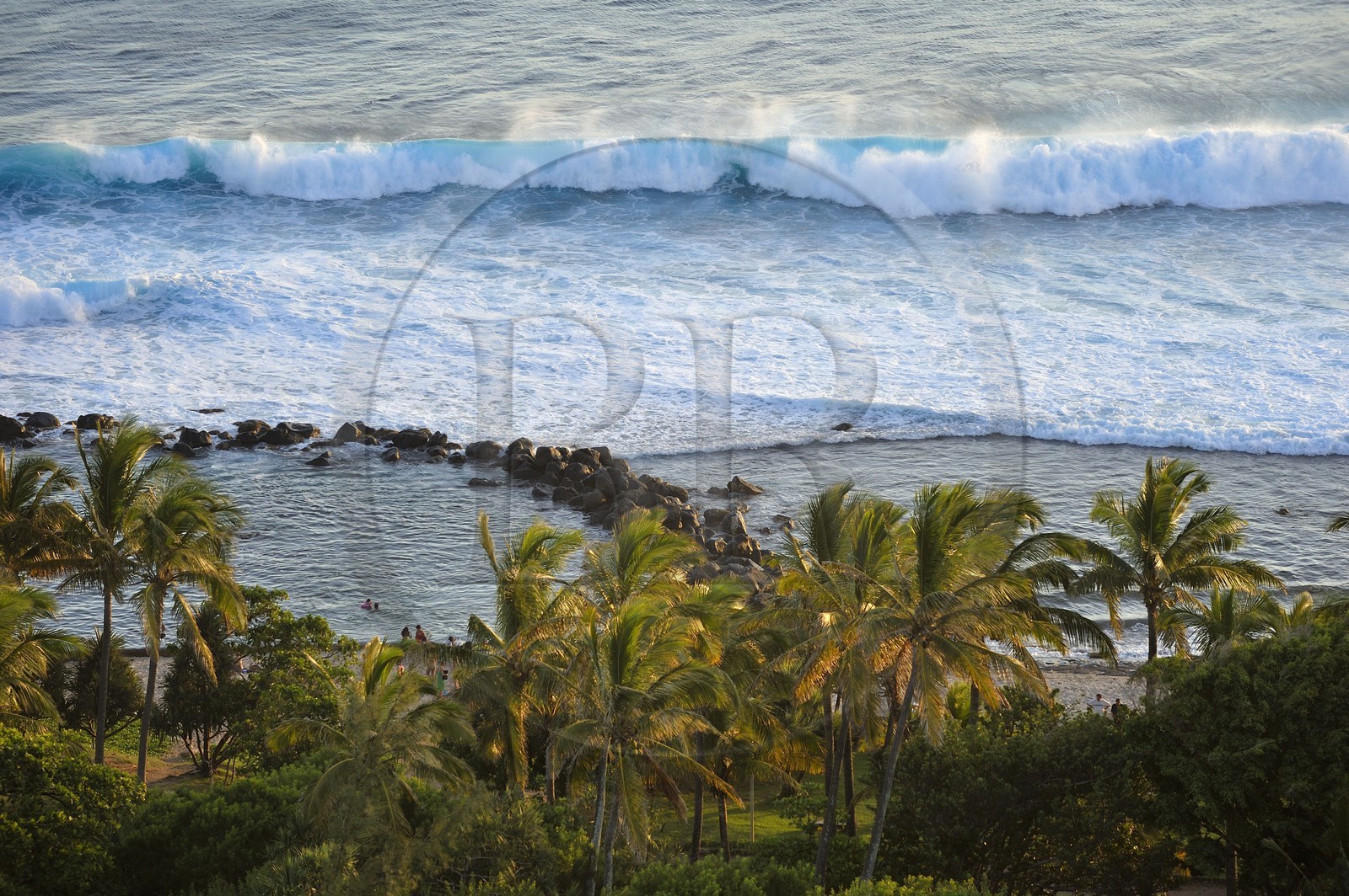 France, île de la Réunion, la côte sud, plage de Grand-Anse
