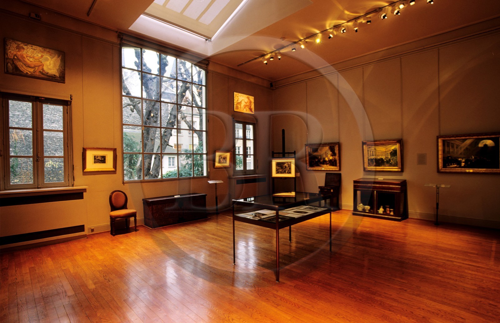 France, Paris (75), le musée Eugène Delacroix, l' atelier du peintre