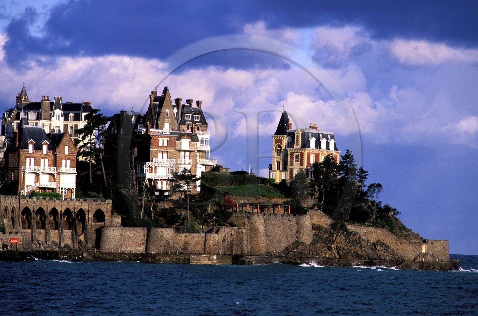 France, Ille et Vilaine, Dinard, rich houses from the end of the 19th century