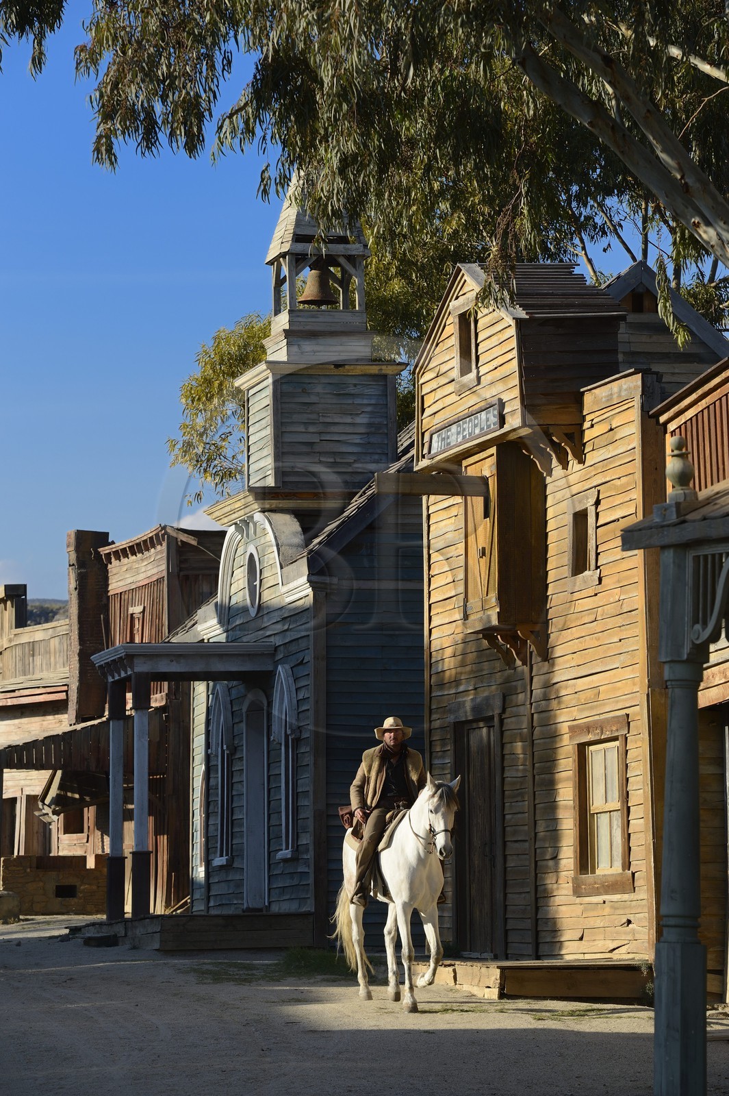 Spain, Andalusia, Almeria Province, Tabernas Desert, Fort Bravo Texas-Hollywood Amusement park where the 7 Mercenaries from John Sturges, Les Petroleuses from Christian-Jaque and A Fistful of Dollars from Sergio Leone were filmed