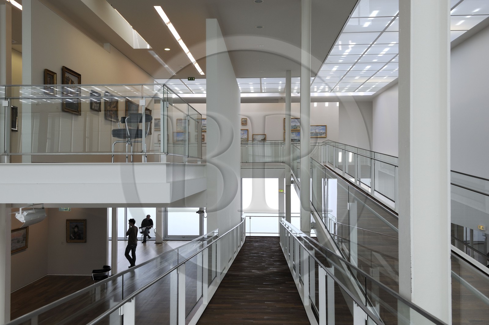 France, Seine-Maritime (76), Le Havre, Centre-ville reconstruit du Havre par Auguste Perret classé Patrimoine Mondial de l'UNESCO, le musée d'Art Moderne André Malraux
