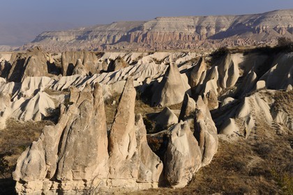 Turkey, Central Anatolia, Nevsehir Province, Cappadocia listed as World Heritage by UNESCO, erosion phenomenon near Goreme