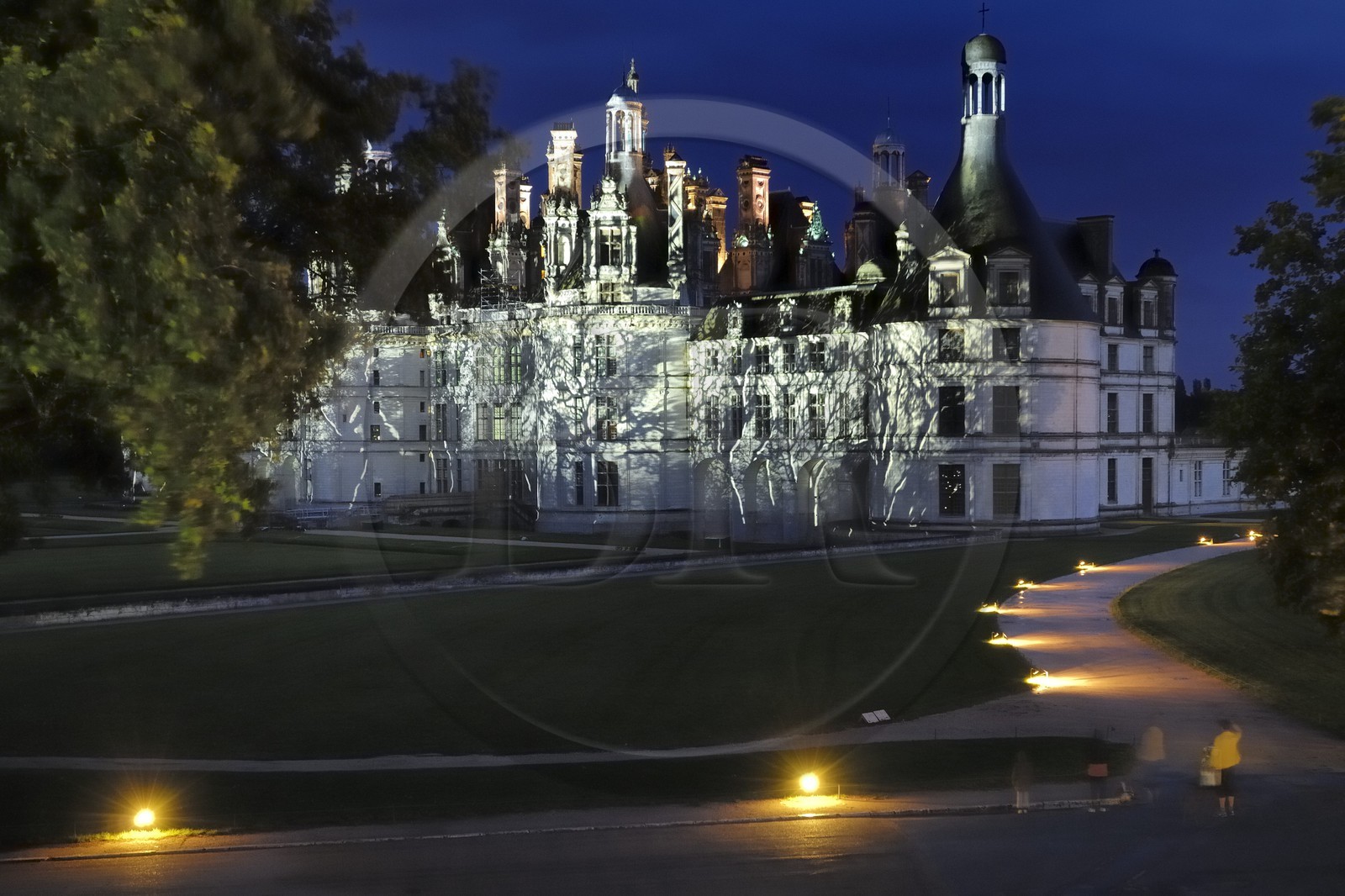 France, Loir et Cher (41), Vallée de la Loire classée Patrimoine Mondial de l' UNESCO, château de Chambord, son et lumière
