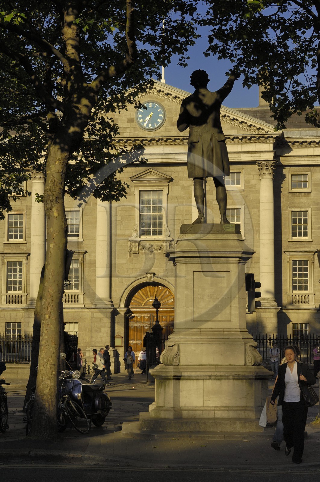 Irlande, Dublin, entrée du Trinity College