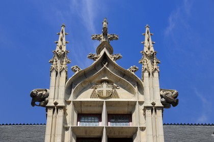 France, Paris, hôtel de Sens, head office .of the Forney Library in the Marais District