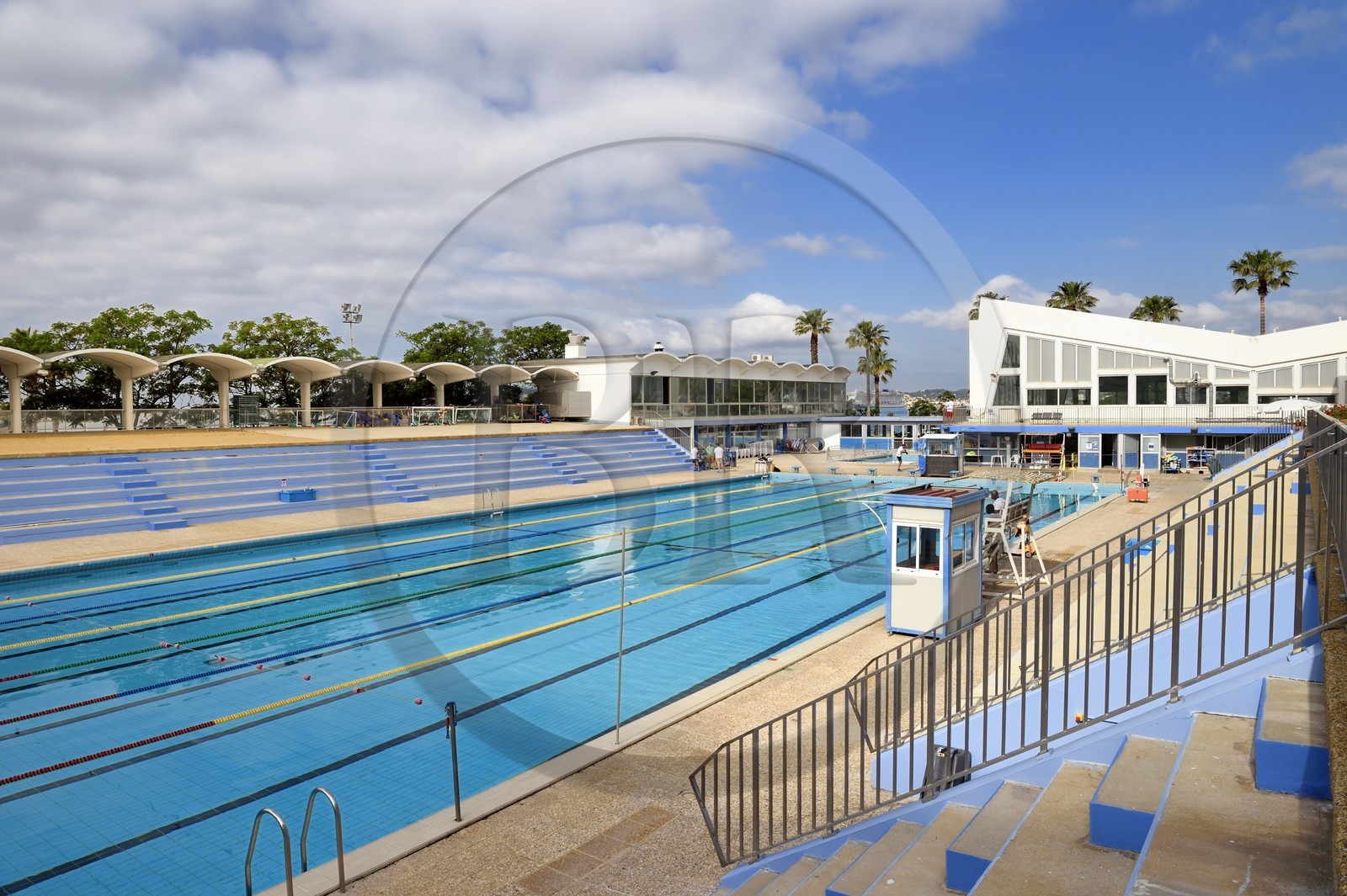 France, Var, Toulon, the commercial port pool (1970-1972) by architect Alfred Ludovic Henry