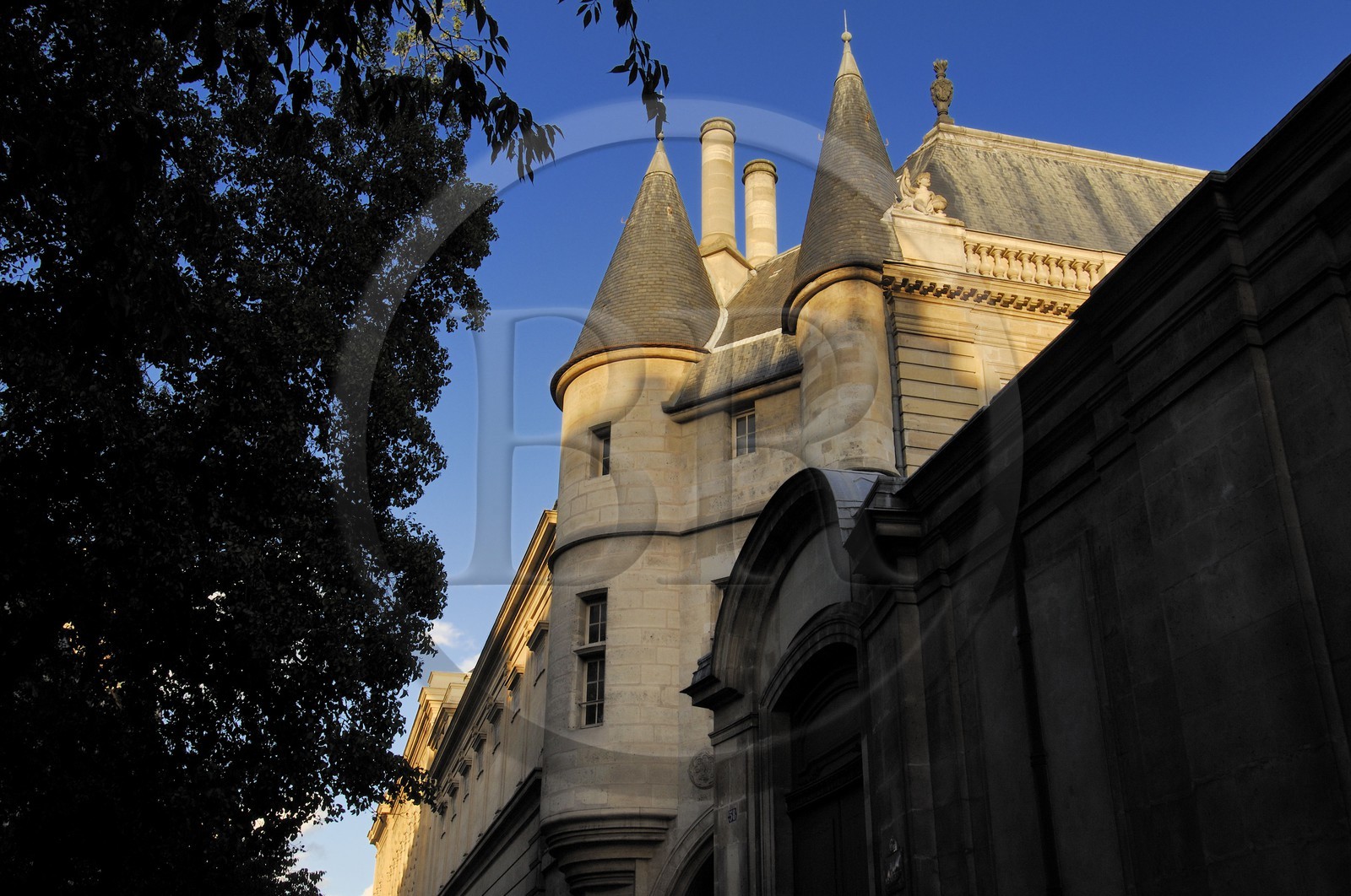 France, Paris (75), Hôtel de Clisson qui fait partie des Archives Nationales, rue des Archives
