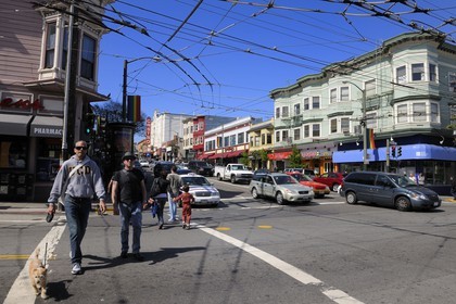 United States, California, San Francisco, Castro Street, main road of the Gay District