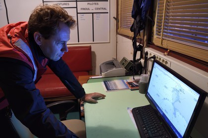 France, Bouches-du-Rhône (13), Marseille, le Pilote maritime Thomas Charrier