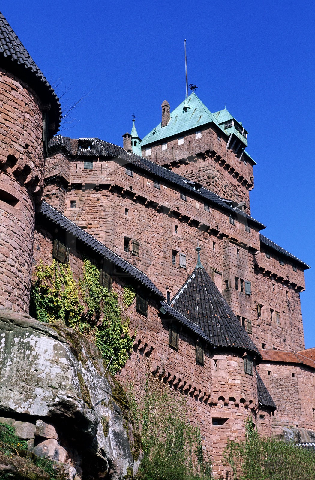 France, Bas-Rhin (67), le château du Haut-Koenigsbourg