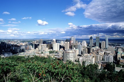Canada, Québec, Montréal vu du parc du Mont-Royal