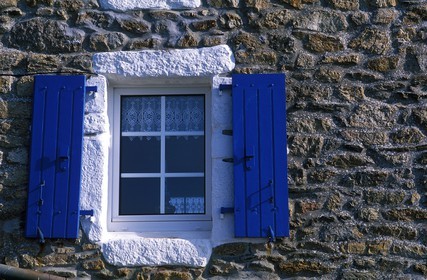 France, Finistère (29), une maison typique sur île d'Ouessant