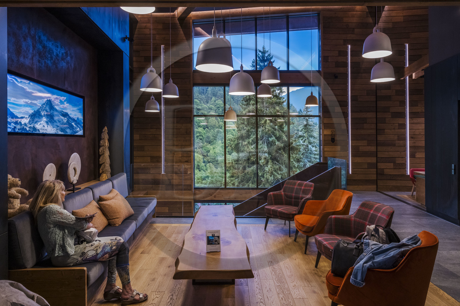 France, Alpes-Maritimes (06), parc national du Mercantour, Haute-Vésubie, Saint-Martin-Vésubie, Pure Montagne resort