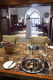 Sultanat d'Oman, Mascate, district Shati Al Qurm, Opera Galleria, luxueux centre commercial de l’Opéra Royal de Mascate, le restaurant Al Angham