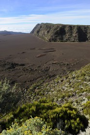 France, île de la Réunion, volcan du Piton de la Fournaise, classé Patrimoine Mondial de l'UNESCO, la Plaine des Sables