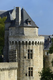 France, Morbihan (56), Golfe du Morbihan, Vannes, la Tour du connétable et les remparts