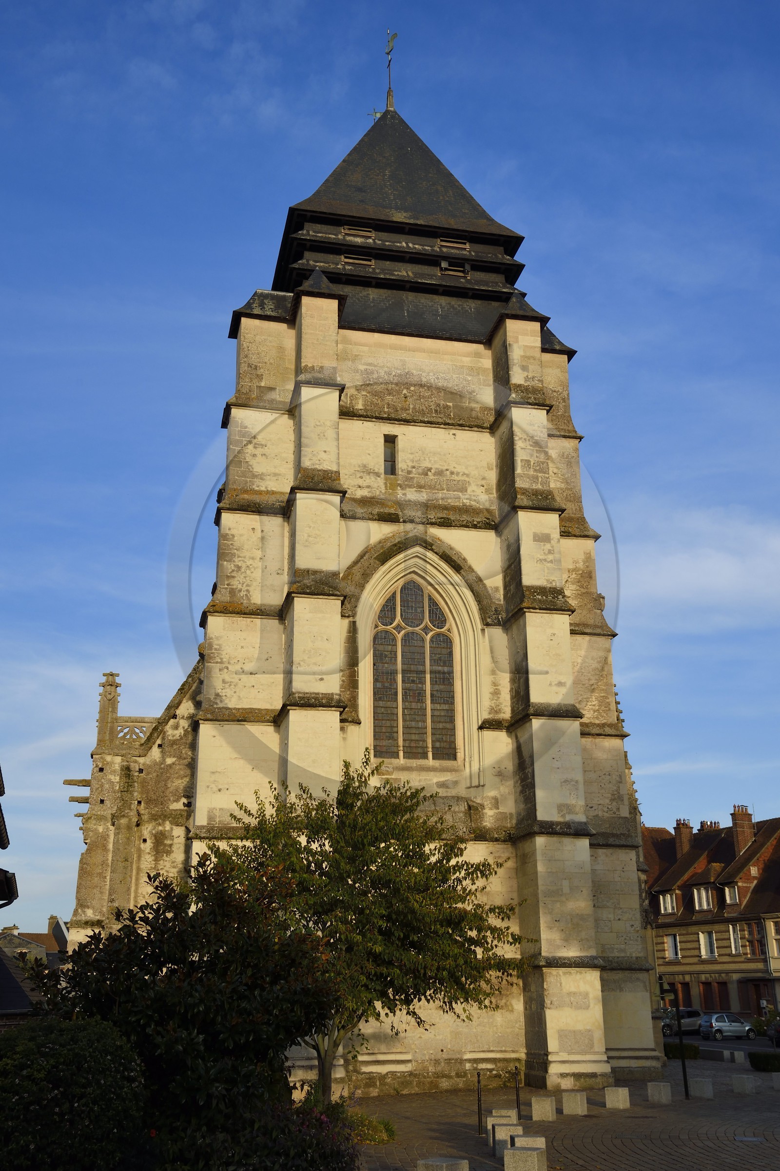 France, Calvados (14), Pays d'Auge, Pont l'Evêque, l'église Saint-Michel