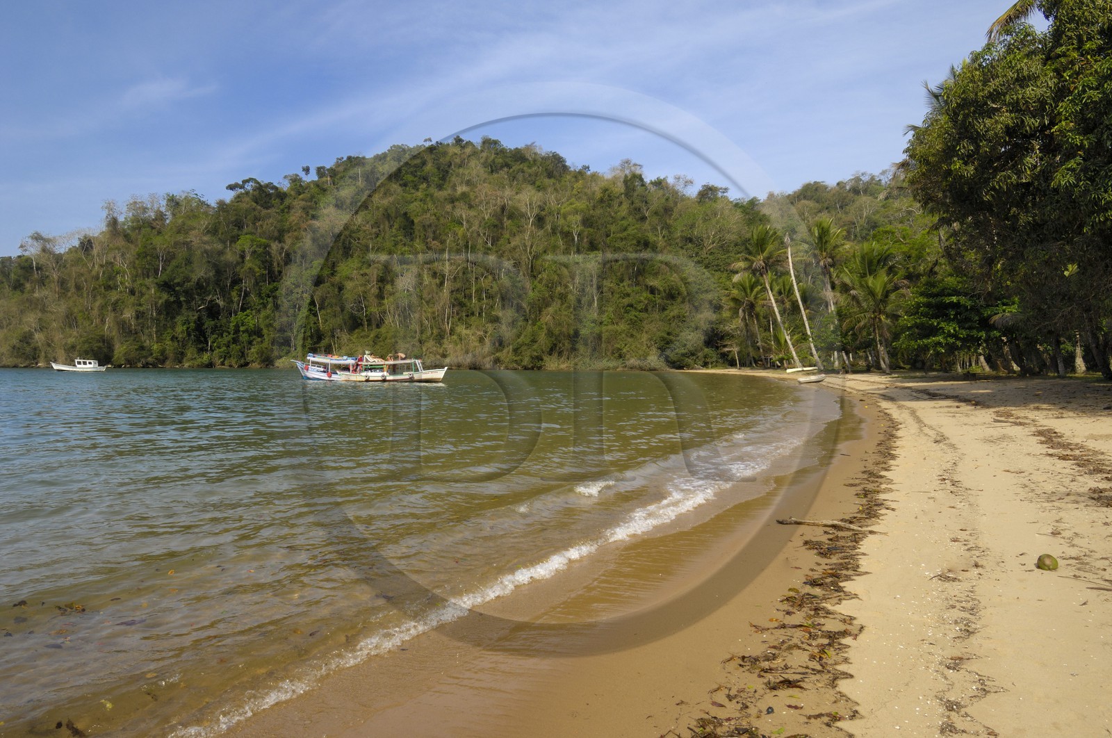 Brazil, Rio de Janeiro State, beach of the Paraty Bay