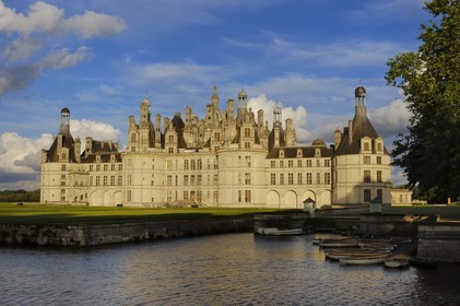 France, Loir et Cher (41), Vallée de la Loire classée Patrimoine Mondial de l' UNESCO, château de Chambord