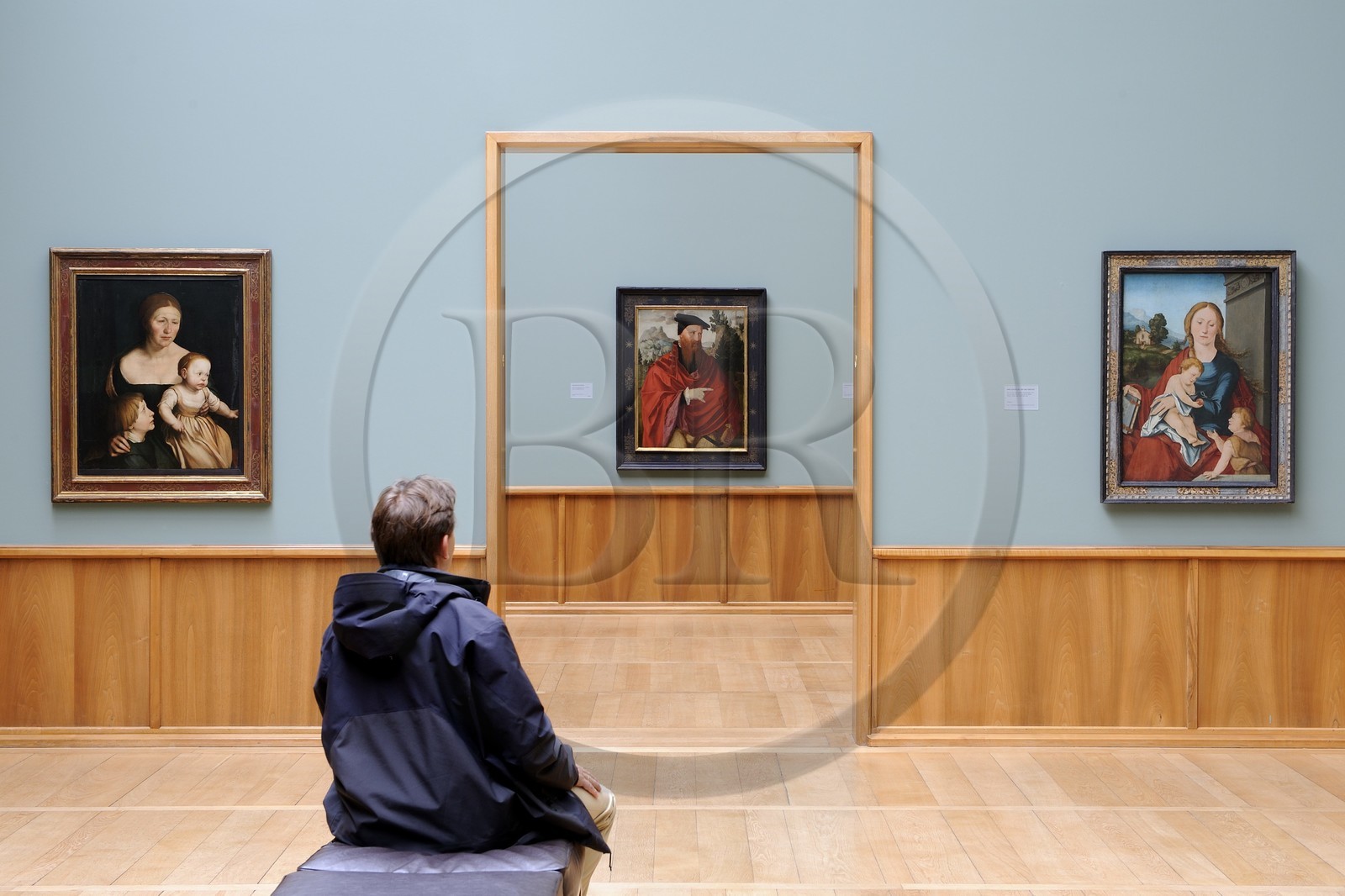 Switzerland, Basel, Museum of Fine Arts Kunstmuseum, rooms Holbein