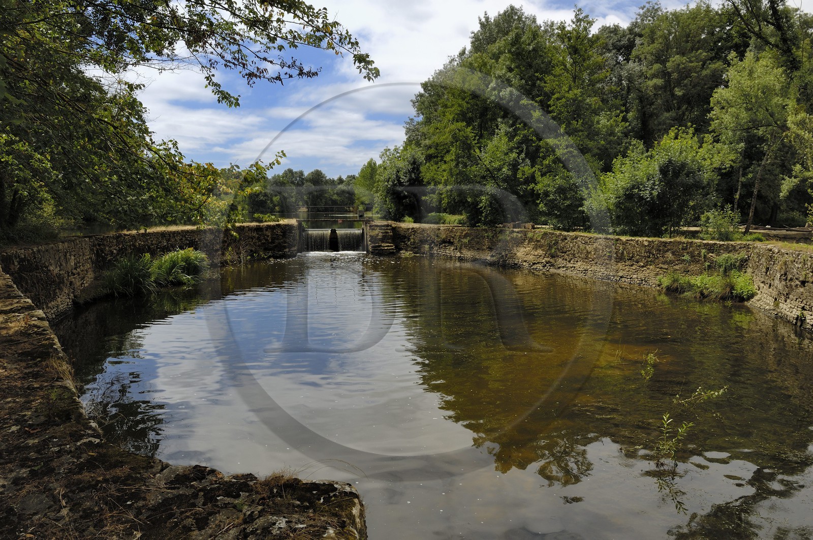France, Maine et Loire, Chateau de Montreuil Bellay, medieval lock in a place called La Salle