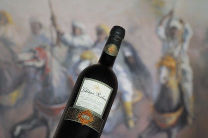 Maroc, région de Meknès, Boufakrane, le premier vin d'appelation château marocain, Chateau Roslane