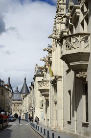 France, Meurthe-et-Moselle (54), Nancy, Porte de la Craffe, vestige des fortifications médiévales