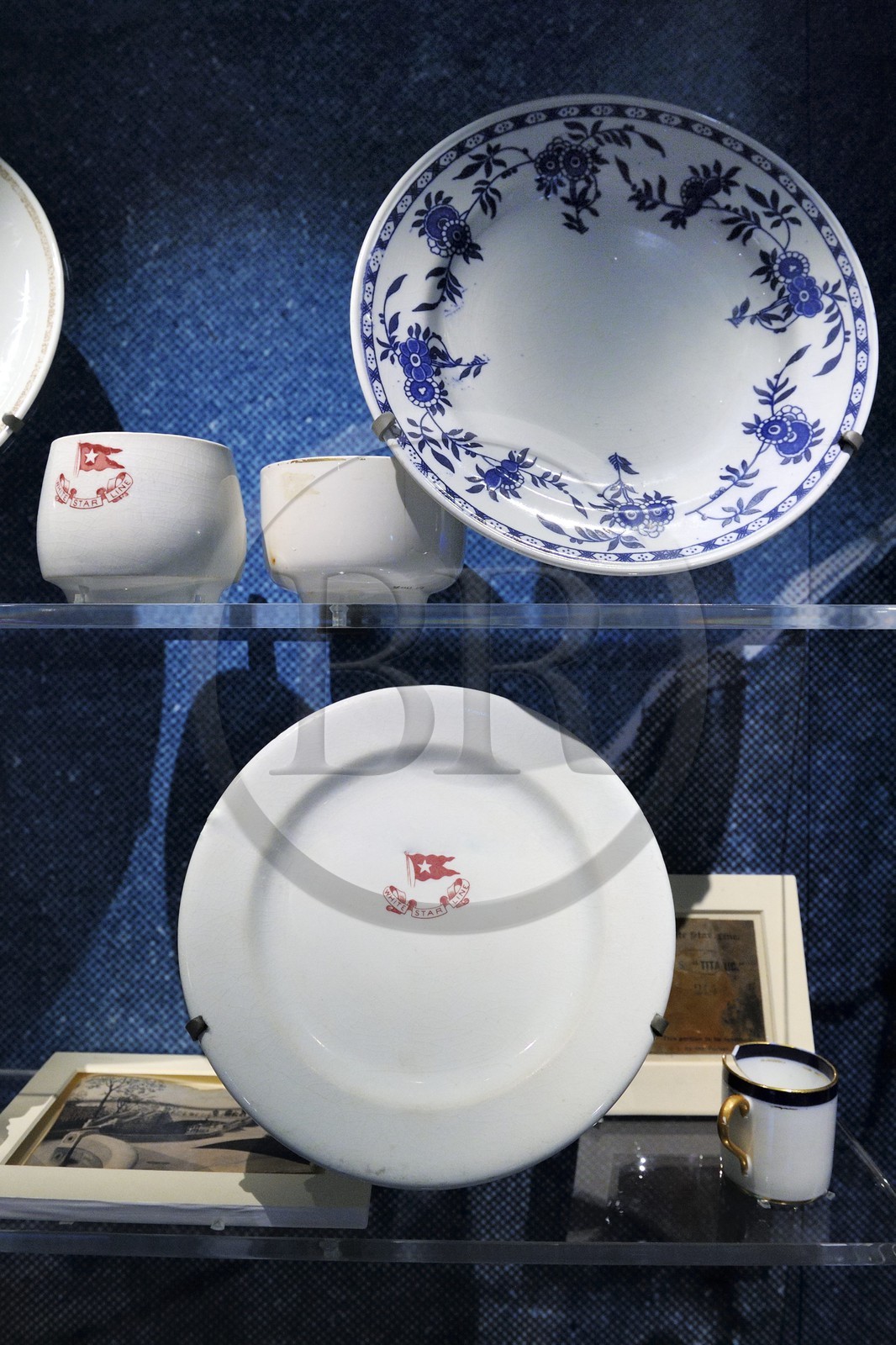 Royaume-Uni, Irlande du Nord, Cultra près de Belfast, Ulster Folk and Transport Museum, objets provenant du naufrage du RMS Titanic