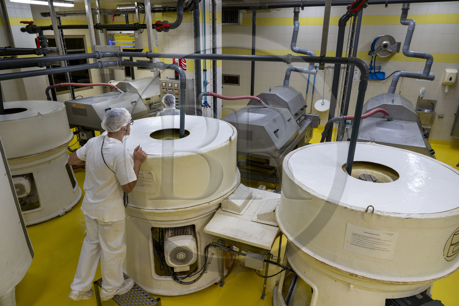 France, Côte-d'Or (21), les climats de Bourgogne classés Patrimoine Mondial de l'UNESCO, Beaune, la moutarderie Fallot, ateliers de production