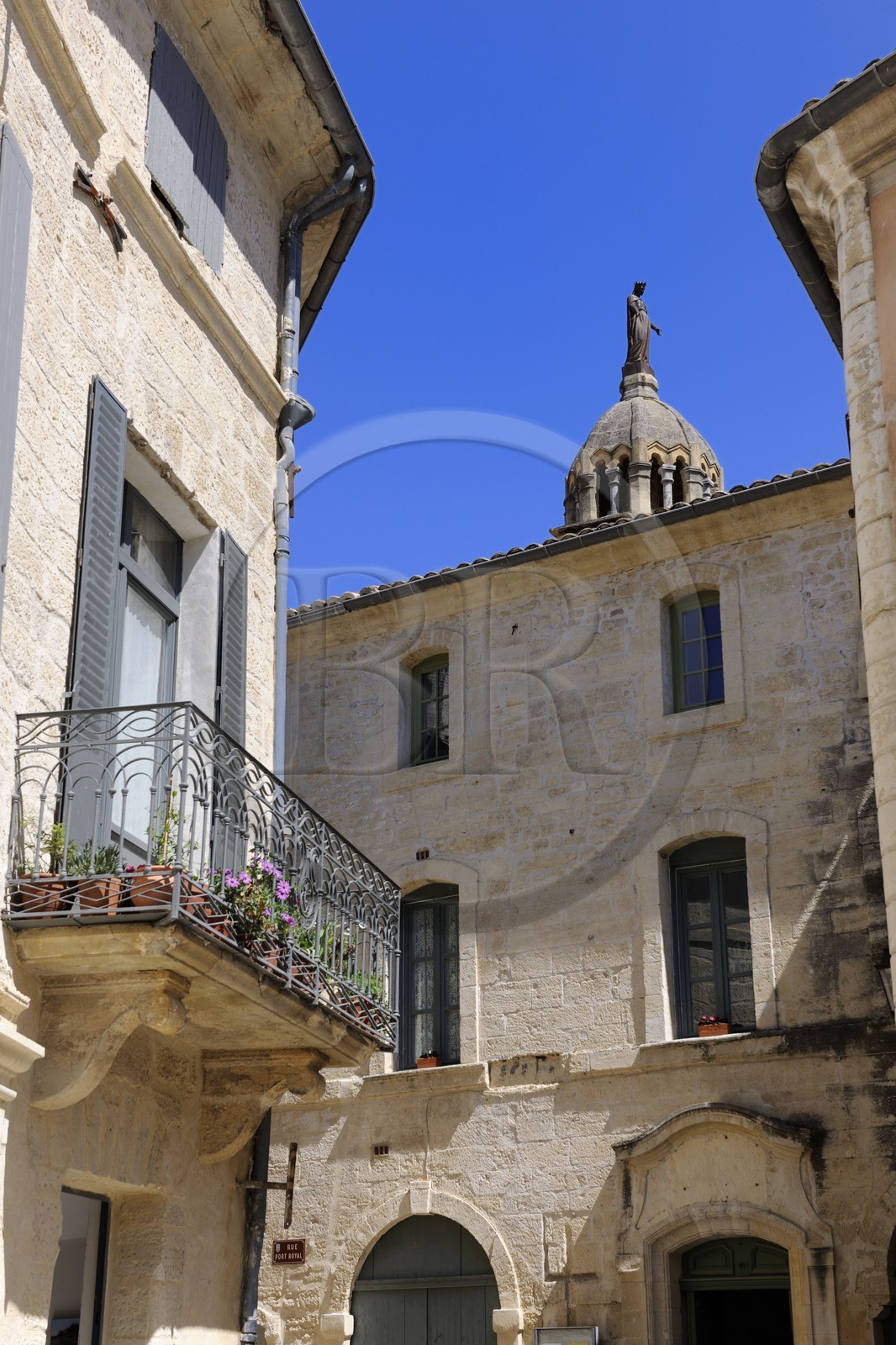 France, Gard (30), Uzès, rue de Port Royal