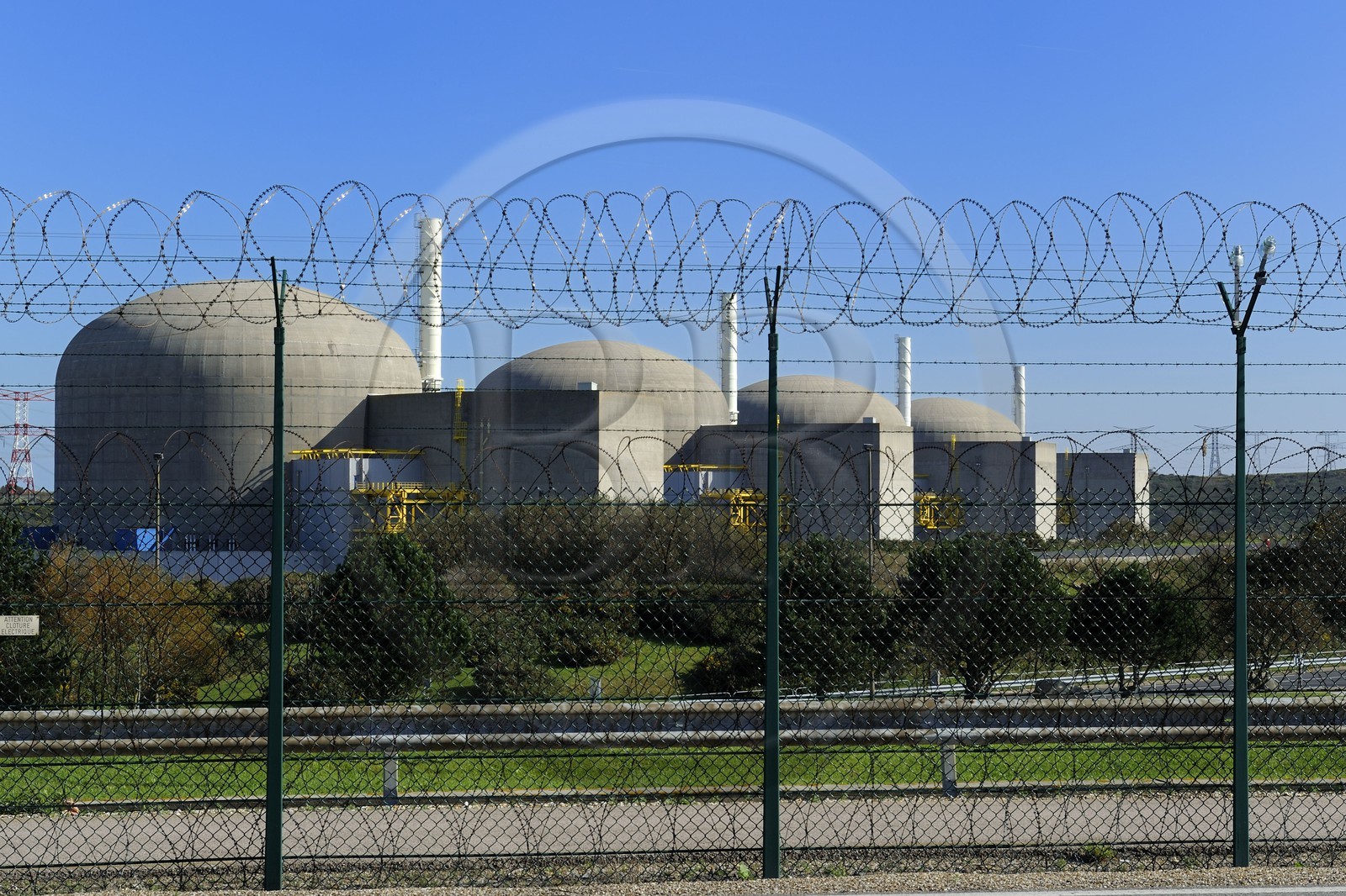 France, Seine-Maritime (76), La centrale nucléaire de Paluel