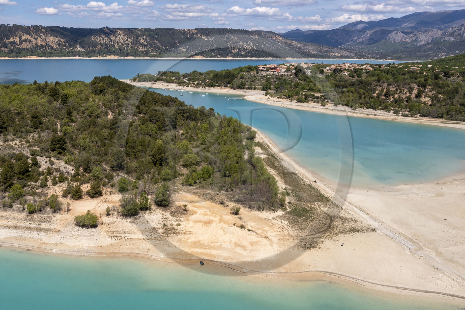 France, Var (83), Parc Naturel Régional du Verdon, Les-Salles-sur-Verdon, lac de Sainte Croix