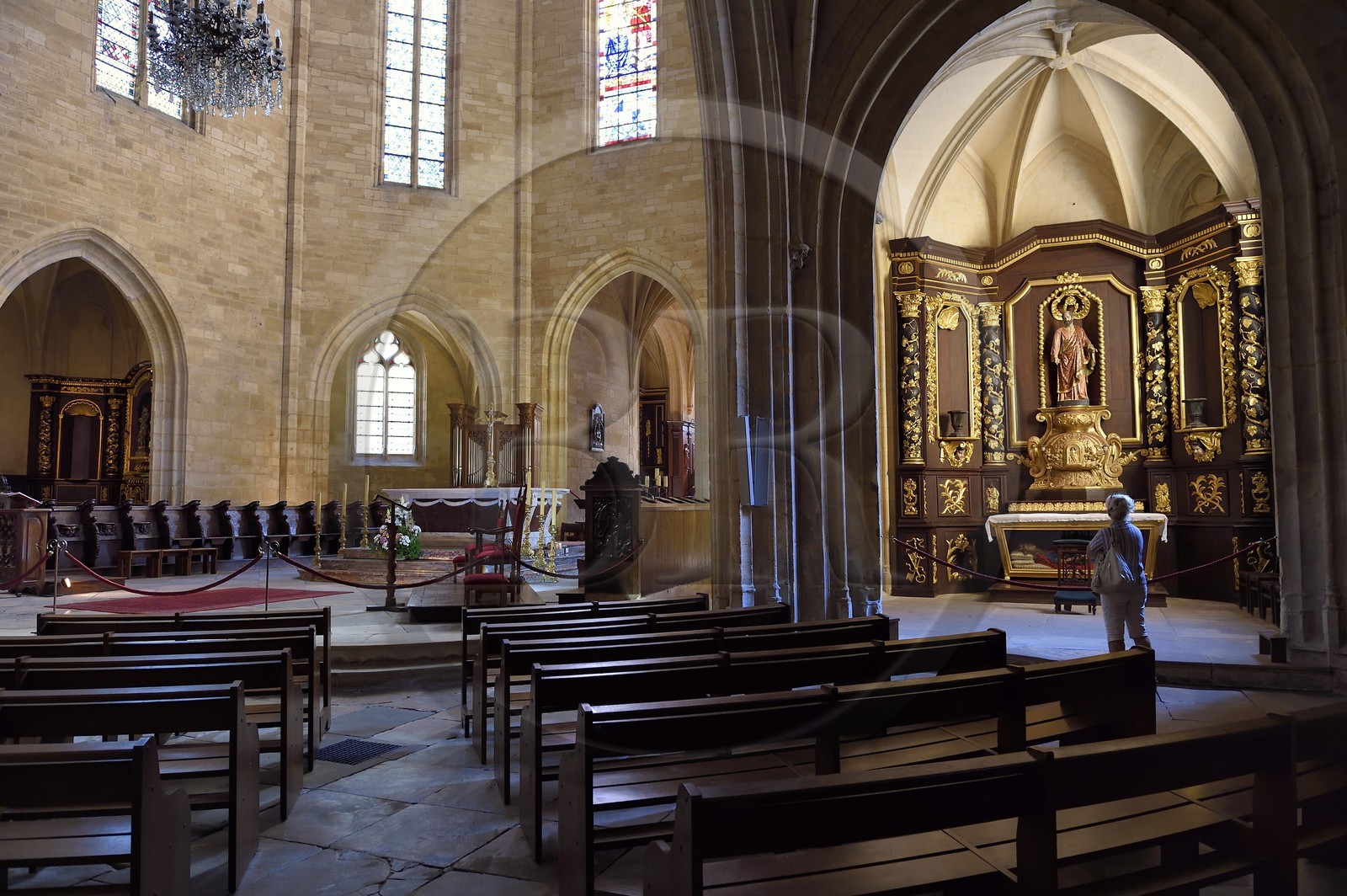 France, Dordogne, Perigord Noir, Dordogne valley, Sarlat la Caneda, Saint Sacerdos Cathedral
