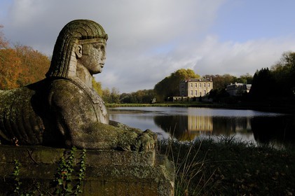 France, Val d'Oise, French Vexin natural regional park, Condecourt, Castle of Villette