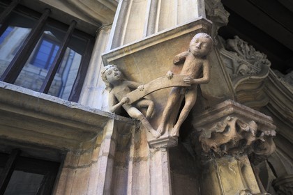 France, Côte d'Or (21), Dijon, Hôtel Chambellan rue des Forges