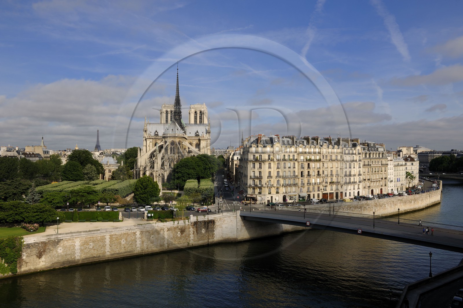 France, Paris (75), les rives de la Seine classées Patrimoine Mondial de l'UNESCO, île de la Cité, la cathédrale Notre-Dame