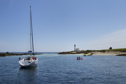 France, Finistere, La Foret Fouesnant, Glenan islands, Ile aux Moutons