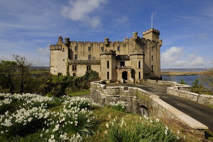 United Kingdom, Scotland, Highlands, Hebrides, Isle of Skye, Dunvegan castle of the MacLeod clan