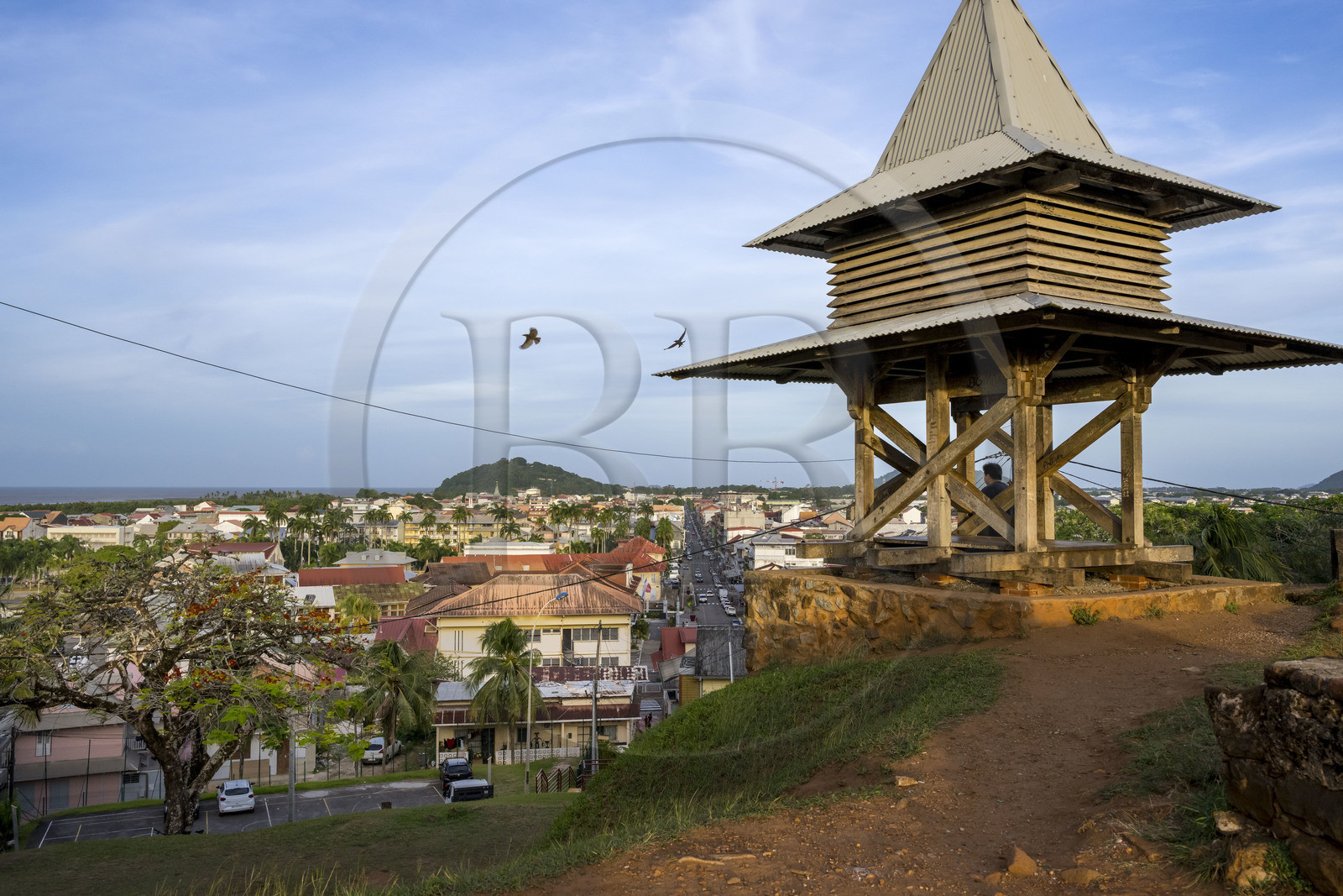 France, French Guiana, Cayenne, view of the city from Fort Cépérou