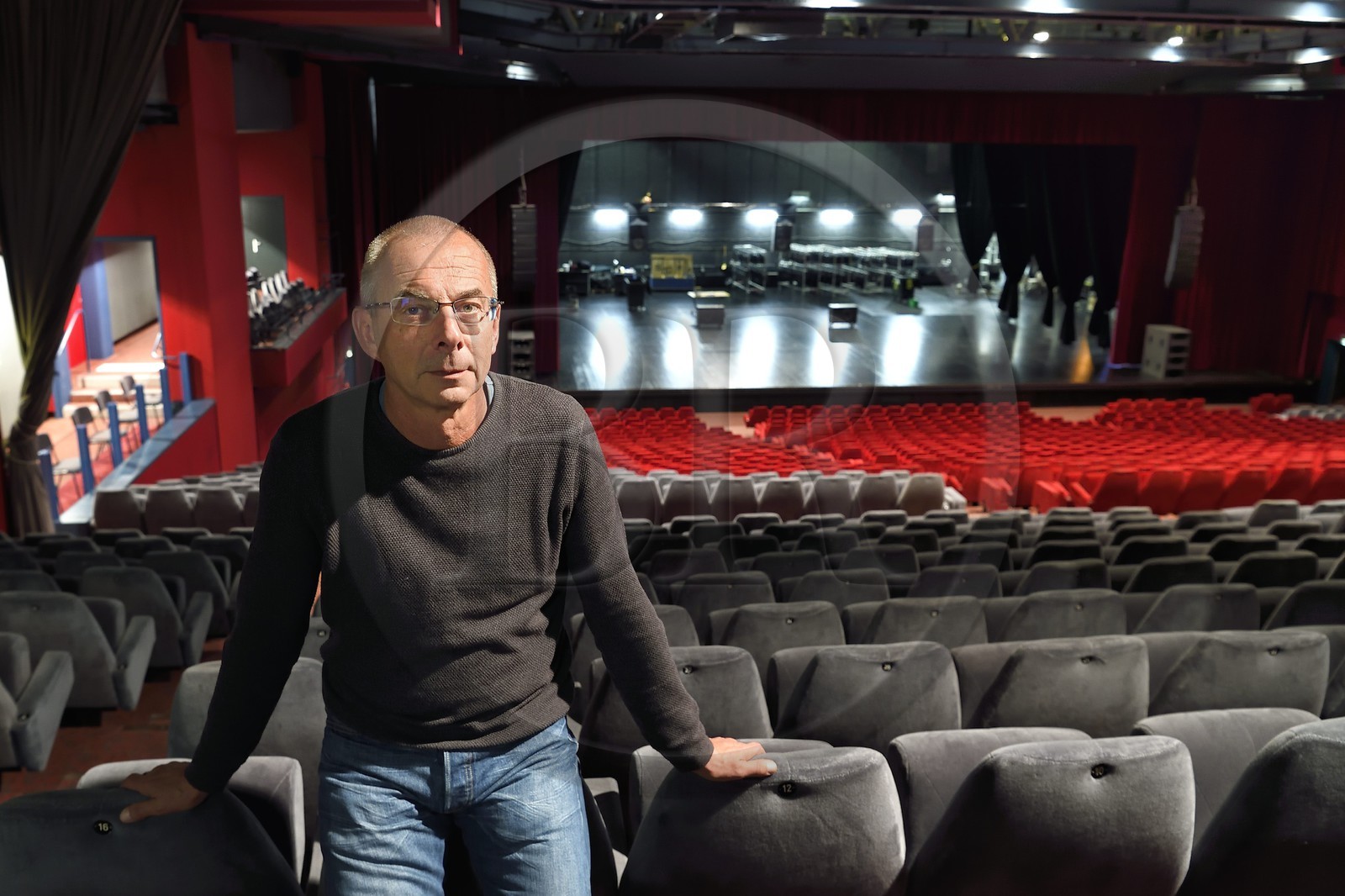 France, Pyrénées-Atlantiques (64), Pays-Basque, Biarritz, Palais des festivals et des congrès La Gare du Midi, Thierry Malandain directeur-chorégraphe du Malandain Ballet Biarritz