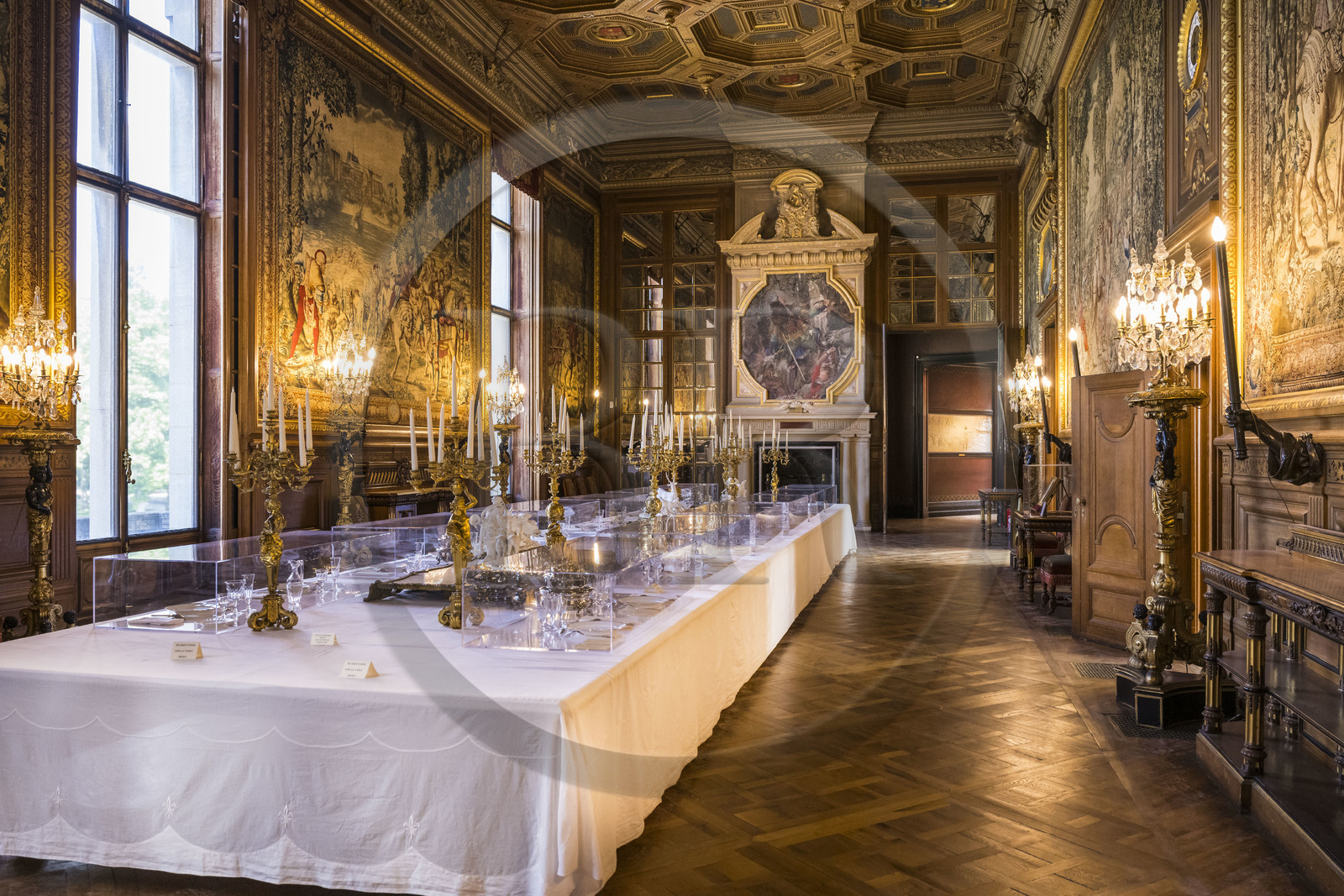 France, Oise, Chantilly, the castle of Chantilly, the Condé museum, the Deer Gallery