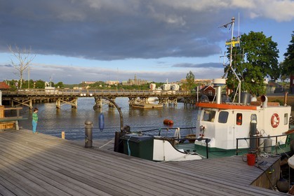 Sweden, Stockholm, the bridge leading over to Beckholmen island