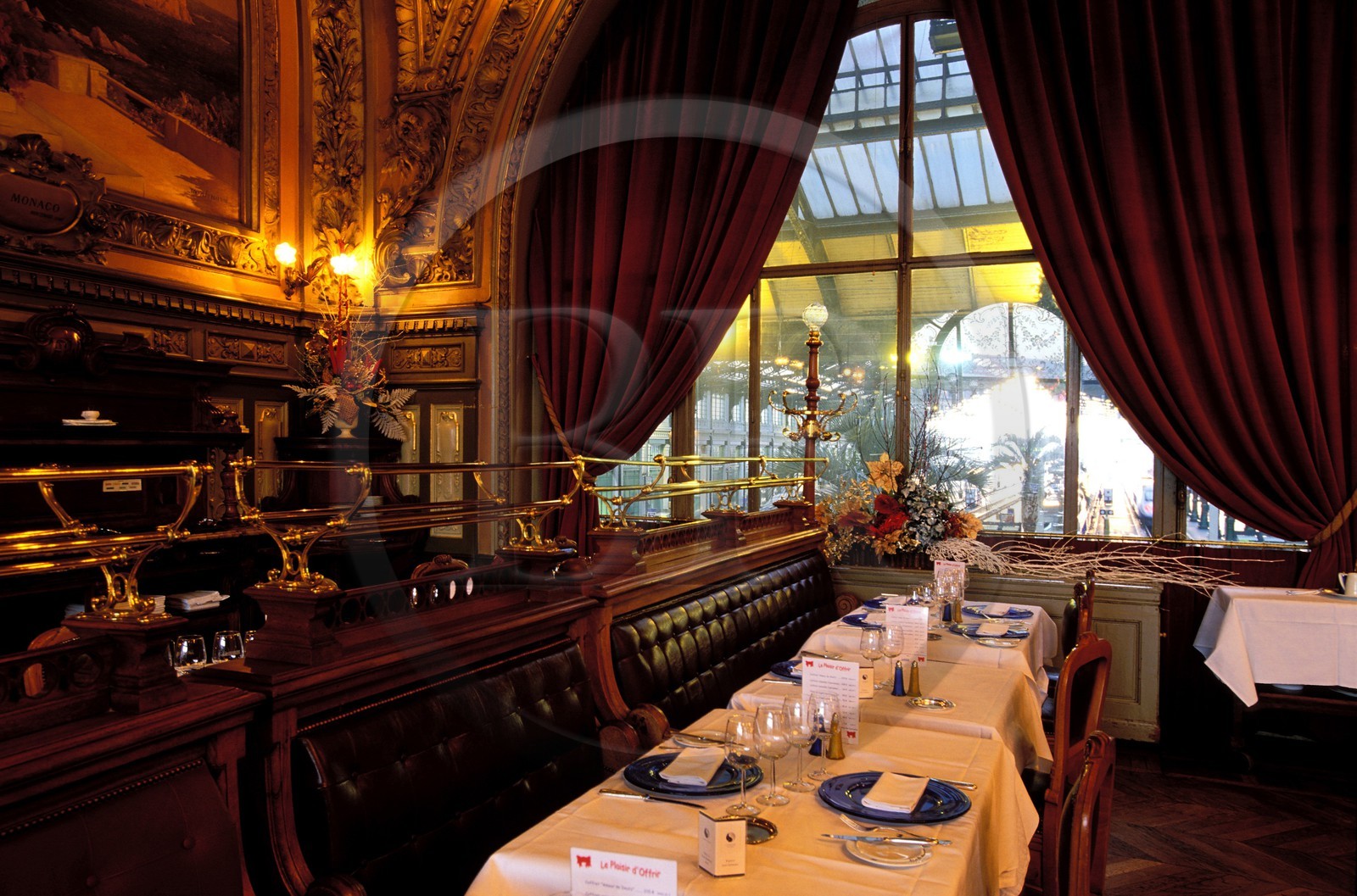 France, Paris (75), le restaurant Le Train bleu de la gare de Lyon
